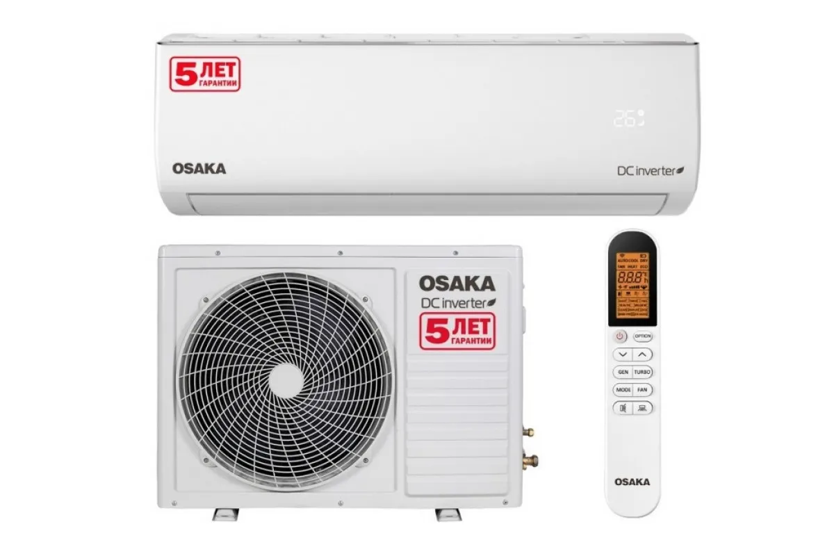 Мініатюра: Кондиціонер Osaka STV-09HH Basic Inverter - фото 3